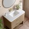 James Martin Vanities Lucian 36in Single Vanity, Carbon Oak w/ 3 CM White Zeus Quartz Top D704-V36-PBO-3WZ - alternate 5